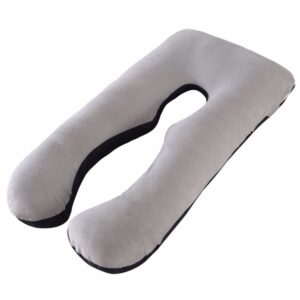 Crystal velvet-double light gray black