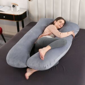 Crystal Cashmere U-shaped Pillow for Pregnant Women - Image 5