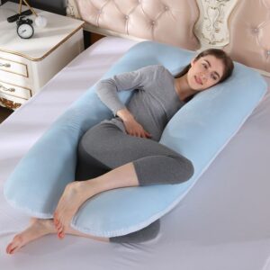 Crystal Cashmere U-shaped Pillow for Pregnant Women - Image 4