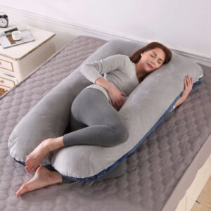 Crystal Cashmere U-shaped Pillow for Pregnant Women - Image 8