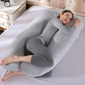 Crystal Cashmere U-shaped Pillow for Pregnant Women - Image 3