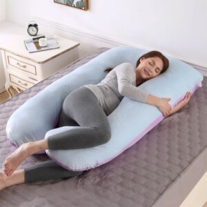 Crystal Cashmere U-shaped Pillow for Pregnant Women - Image 9