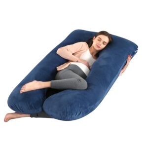 Crystal Cashmere U-shaped Pillow for Pregnant Women - Image 2